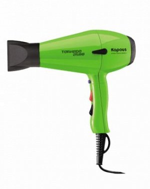 Kapous, Профессиональный фен для укладки волос Tornado 2500, зеленый арт. 1608