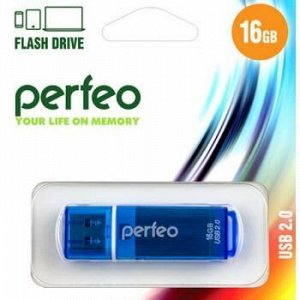 USB-флеш-накопитель PERFEO 16GB C13 Blue Perfeo {Китай}