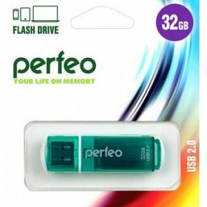 USB-флеш-накопитель Perfeo 32GB C13 Green {Китай}
