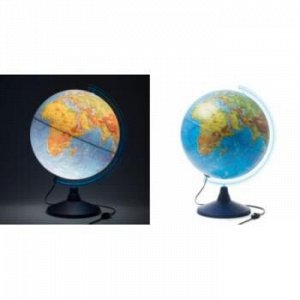 Глобус 40 см физический с подсветкой Классик Евро Ке014000244 Globen {Россия}