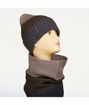 Multicolor (шапка+шарф-кольцо) Комплект
