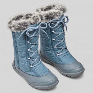 САПОГИ ЗИМНИЕ ТЕПЛЫЕ ВОДОНЕПР. Д/ДЕТЕЙ НА МОЛНИИ SH500 X-WARM QUECHUA