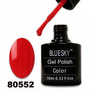 Гель лак Bluesky 80552-Красно-коралловый