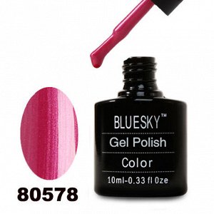 Гель лак Bluesky 80578-Малиново-розовый,перламутровый