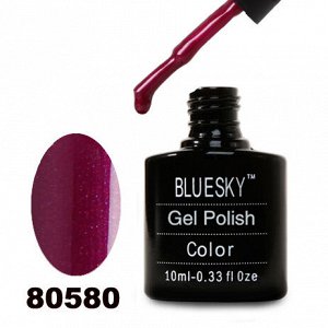 Гель лак Bluesky 80580-Темно-фиолетовый,перламутровый