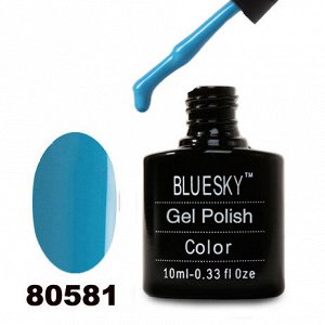Гель лак Bluesky 80581-Ярко-голубой,эмаль