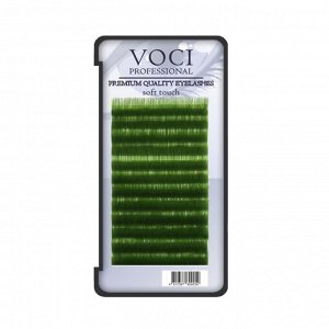 VOCI- Ресницы зеленые изгиб C 0,07-10 mm