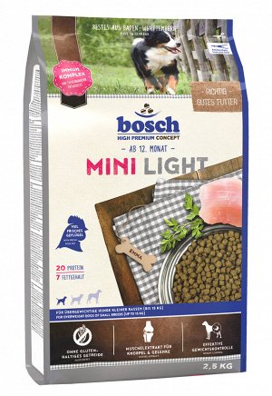 Bosch Mini Light сухой корм для собак 1 кг