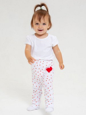 Белые штанишки "Little LOVE" для новорождённого (5410431)