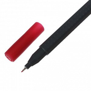 Ручка капиллярная Faber-Castell GRIP, линер 0.4 мм, карминовый