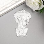 Нож для вырубки сталь &quot;Кактус-мексиканец&quot; 6х4 см