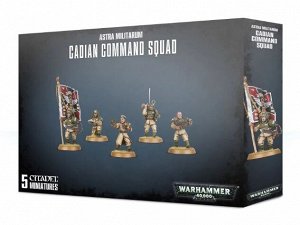 Миниатюры Warhammer 40000: Astra Millitarum Cadian Command Squad