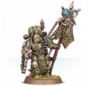 Миниатюры Warhammer 40000: Death Guard: Plague Marine Icon Bearer