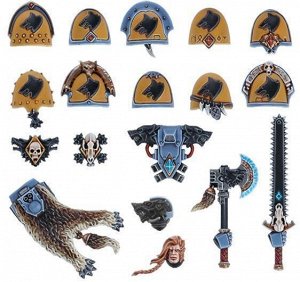 Миниатюры Warhammer 40000: Space Wolves Upgrade Pack