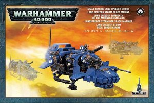Миниатюры Warhammer 40000: Ленд Спидер Космодесанта "Шторм" (Space Marine Land Speeder Storm)