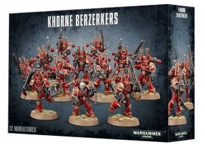 Миниатюры Warhammer 40000: Берсеркеры Кхорна Космодесанта Хаоса (Chaos Space Marines Khorne Berzerkers)