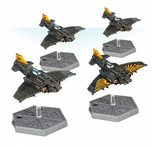 Миниатюры Warhammer 40000: Aeronautica Imperialis: Imperial Navy Thunderbolt Fighters