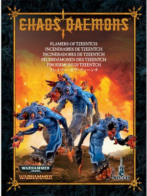 Миниатюры Warhammer 40000: Огневики Тзинча, новая версия (Flamers Of Tzeentch)