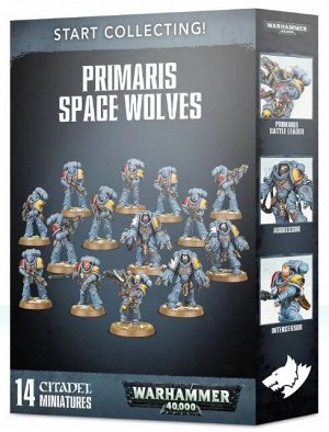 Миниатюры Warhammer 40000: Start Collecting! Primaris Space Wolves