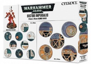 Warhammer 40K: Sector Imperialis 25 & 40mm Round Bases