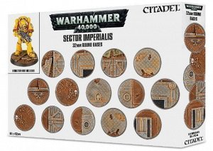 Warhammer 40K: Sector Imperialis 32mm Round Bases