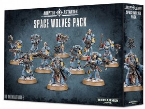 Миниатюры Warhammer 40000: Стая Космических Волков (Space Wolves Pack)
