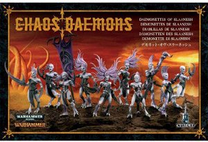 Миниатюры Warhammer 40000: Демонессы Слаанеша (Daemonettes of Slaanesh)