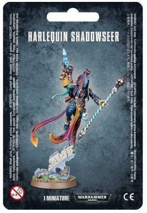 Миниатюры Warhammer 40000: Арлекин Провидец Теней (Harlequin Shadowseer)