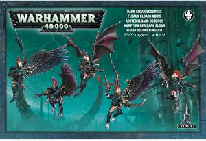 Миниатюры Warhammer 40000: Бичеватели Тёмных Эльдар (Dark Eldar Scourges)