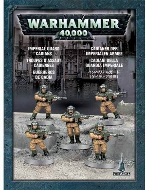 Миниатюры Warhammer 40000: Имперская Гвардия, Кадианцы (5 миниатюр)