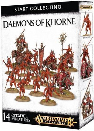 Миниатюры Warhammer 40000: Start Collecting! Daemons of Khorne