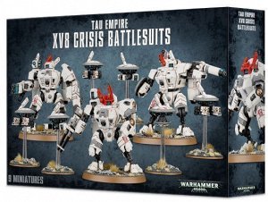 Миниатюры Warhammer 40000: XV8 Crisis Battlesuit Team (новая версия)