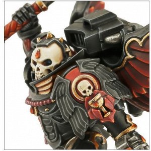 Миниатюры Warhammer 40000: Капеллан Кровавых Ангелов с Прыжковым Ранцем (Blood Angels Chaplain With Jump Pack)