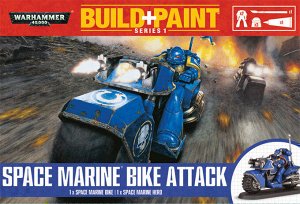 Миниатюры Warhammer 40000: Space Marines Bike Attack (на английском языке)