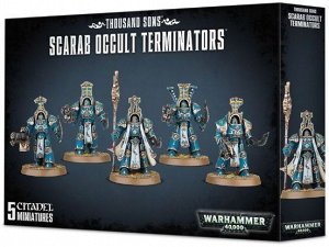 Миниатюры Warhammer 40000: Thousand Sons Scarab Occult Terminators