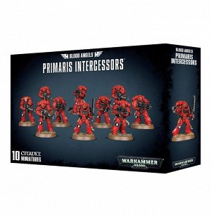 Миниатюры Warhammer 40000: Blood Angels Primaris Intercessors