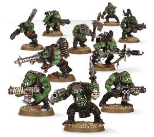 Миниатюры Warhammer 40000: Ork Trukk Boyz