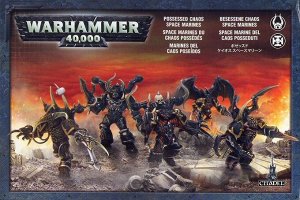Миниатюры Warhammer 40000: Одержимые Космодесантники Хаоса (Chaos Space Marines Possessed)