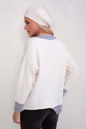 Пуловер "Амояж" (белый)