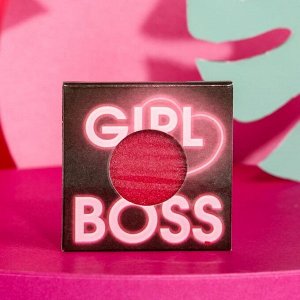 Тени для век Girl Boss, оттенок № 011, насыщенный розовый