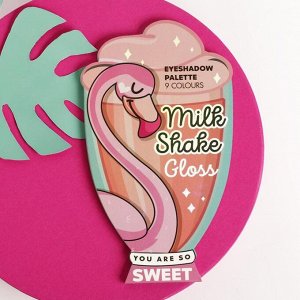 Палетка теней для век Milk Shake Gloss, 9 потрясающих оттенков