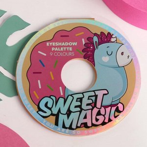 Палетка теней для век Sweet magic, 9 потрясающих оттенков