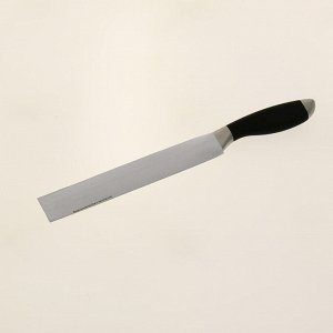 Металический нож 20см черн.ручк. R010341