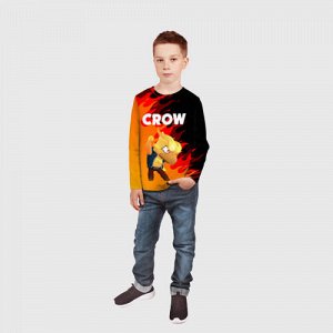 Детский лонгслив 3D «BRAWL STARS CROW PHOENIX»