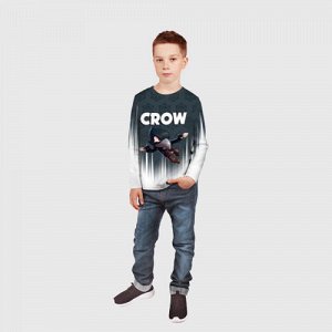 Детский лонгслив 3D «BRAWL STARS CROW»