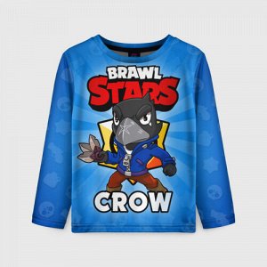Детский лонгслив 3D «BRAWL STARS CROW»