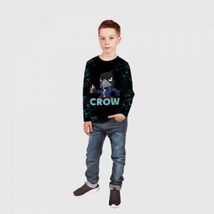 Детский лонгслив 3D «Brawl Stars CROW»