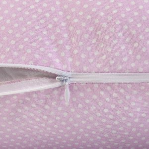 Подушка для беременных "Горошек розовый" 23х170