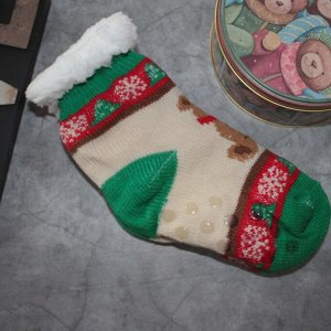 Меховые носки-тапочки домашние 30-35 р