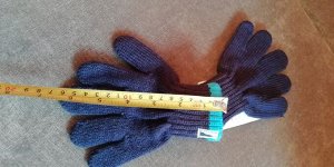 Перчатки детские для мальчиков Contamp темно-синий